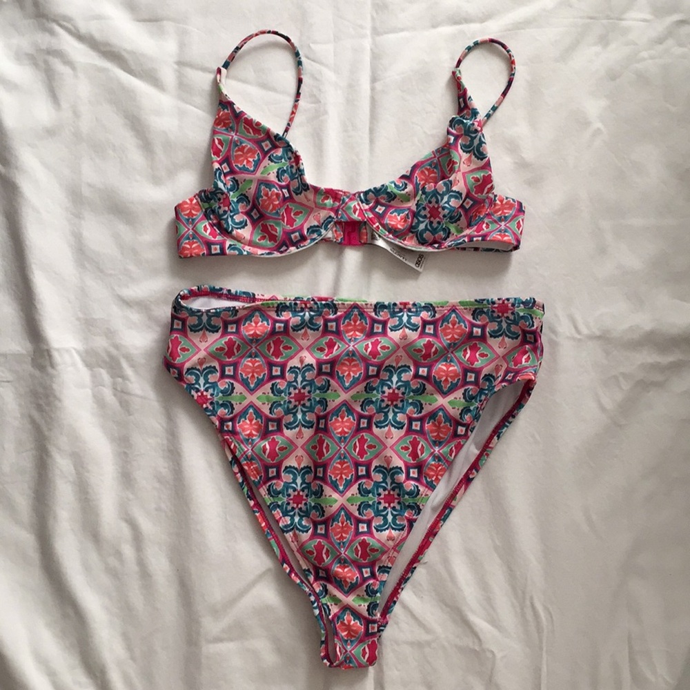 ASOS High Waist High Leg Bikini